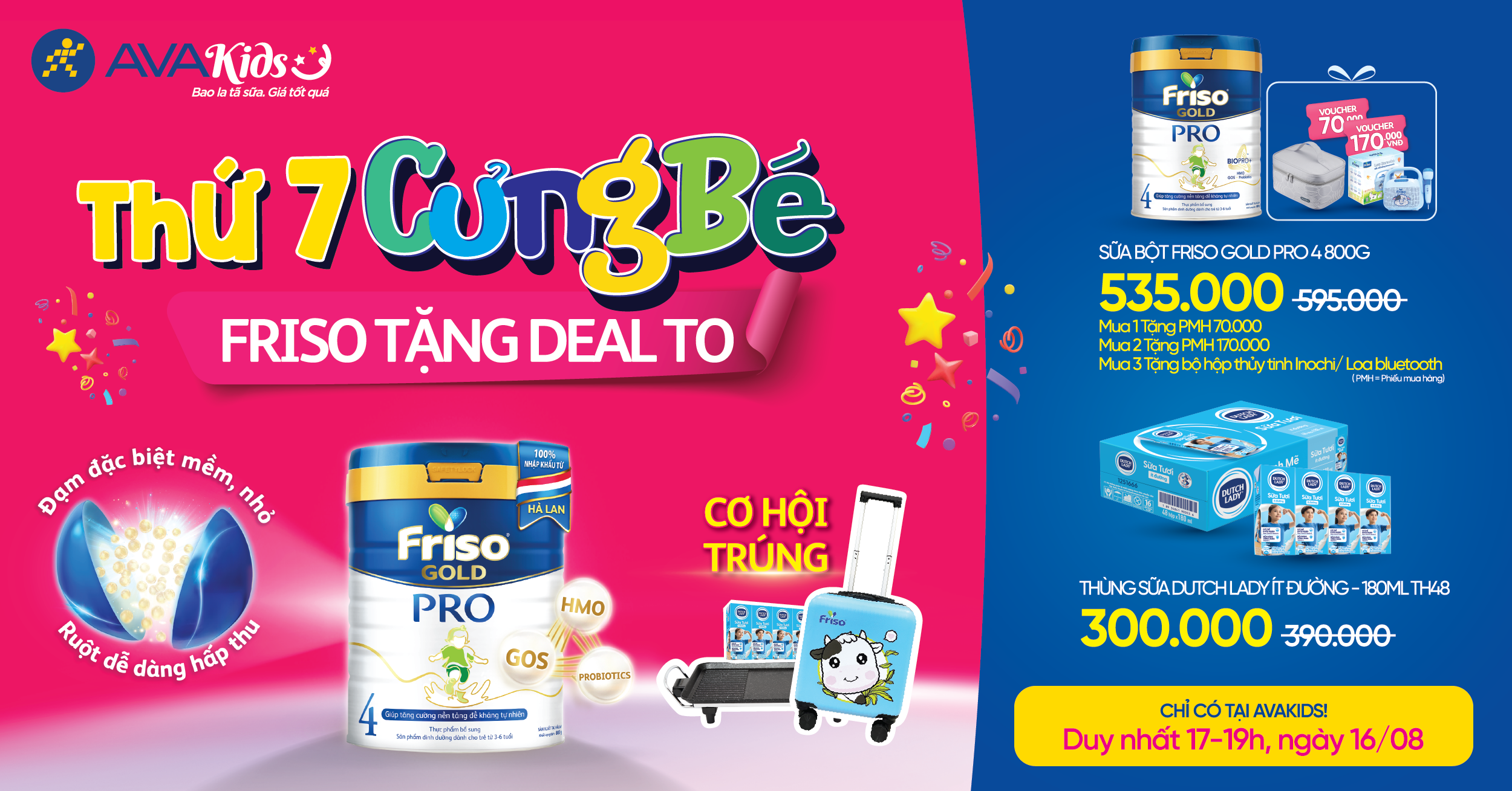 Thứ 7 Cưng Bé - Friso Tặng Deal To