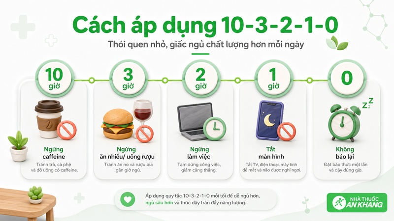 Ngừng cafein, ăn uống muộn, làm việc và dùng màn hình đúng mốc để ngủ tốt hơn. Ngừng cafein, ăn uống muộn, làm việc và dùng màn hình đúng mốc để ngủ tốt hơn.