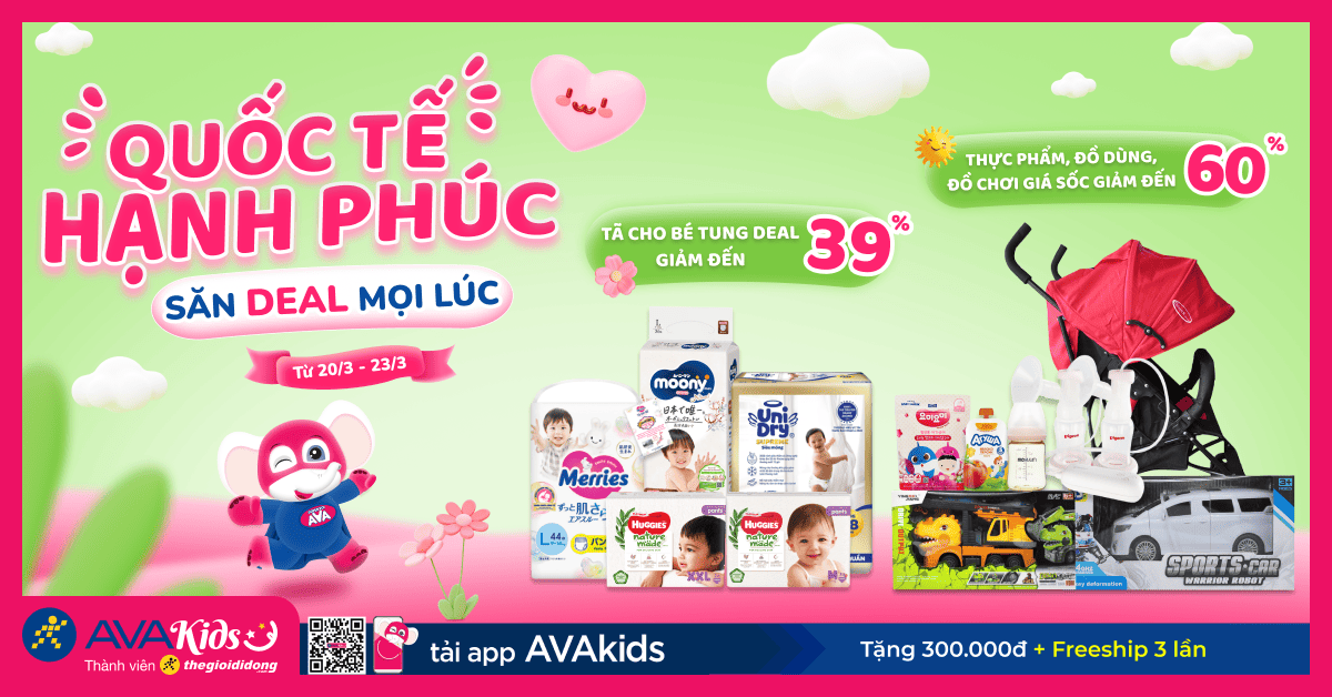 QUỐC TẾ HẠNH PHÚC, SĂN DEAL MỌI LÚC