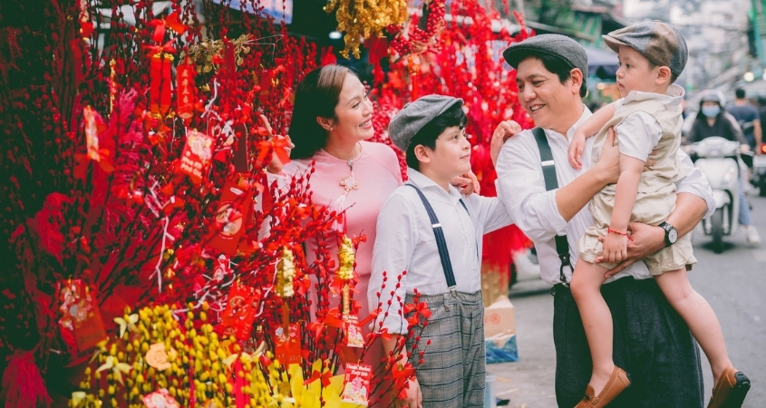 Tết là dịp để gia đình sum vầy, thể hiện tình yêu thương dành cho nhau