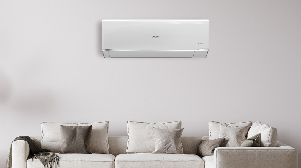 Máy lạnh Aqua Inverter 2.5 HP 22.000 BTU công suất cực đại cho diện tích 30-40m2