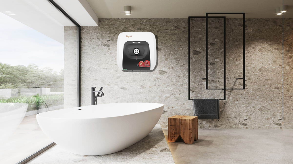 Máy nước nóng gián tiếp Rossi Eleganz 20 lít 2500W REZ20SQ là thiết bị bảo vệ sức khỏe thiết yếu mùa mưa, lạnh