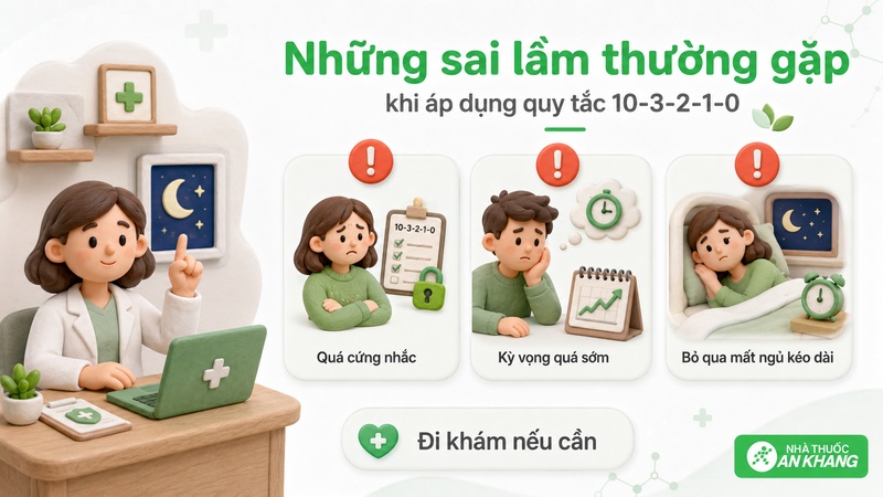 Không nên áp dụng quá cứng nhắc hoặc kỳ vọng ngủ ngon ngay sau một đêm Không nên áp dụng quá cứng nhắc hoặc kỳ vọng ngủ ngon ngay sau một đêm