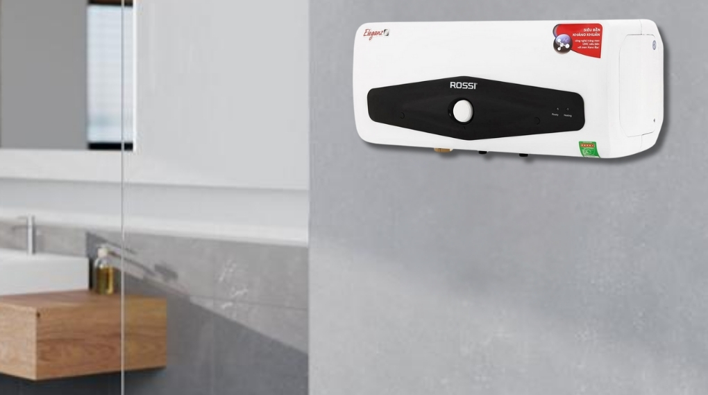 Máy nước nóng gián tiếp Rossi Eleganz-C 20 lít REC20SL thanh đốt inox 316