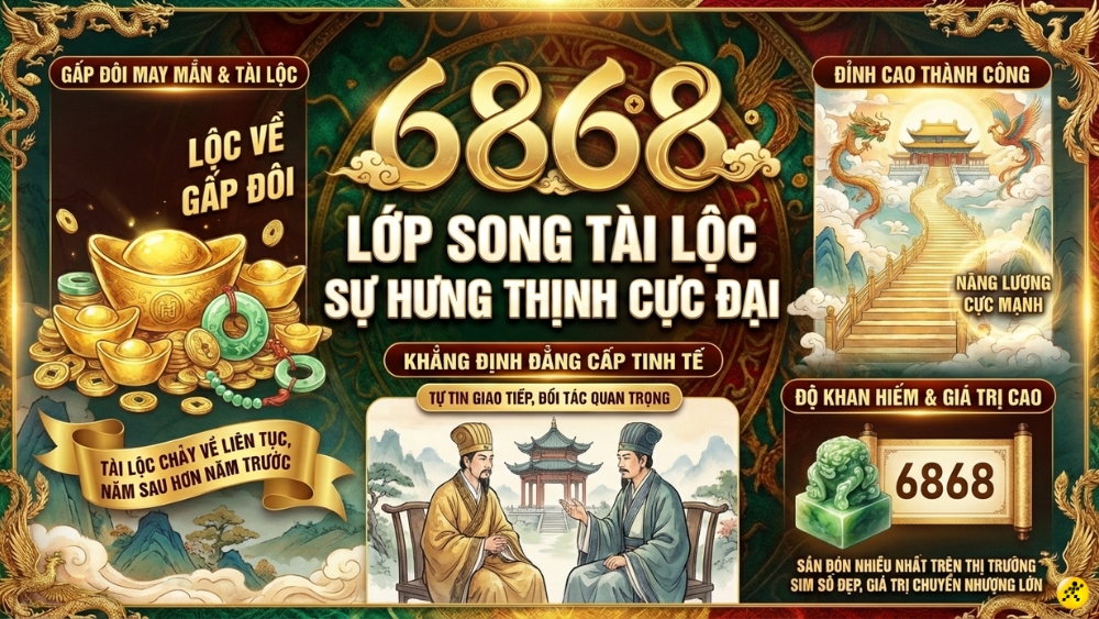 Ý nghĩa số 6868 Ý nghĩa số 6868
