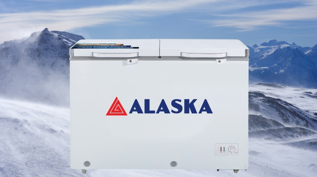 Tủ đông Alaska Inverter 396 lít BCD-5568CI thiết kế 2 ngăn đông mát tiện lợi Tủ đông Alaska Inverter 396 lít BCD-5568CI thiết kế 2 ngăn đông mát tiện lợi