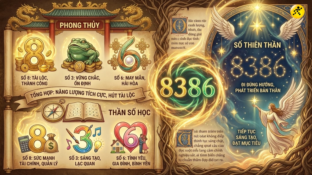 &Yacute; nghĩa của 8386