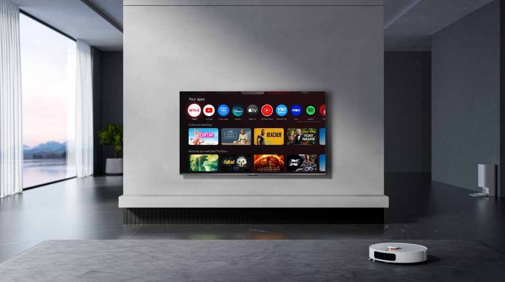 Google Tivi QLED Xiaomi A Pro 4K 55 inch L55MB-APSEA 2026 nổi bật với màn hình chấm lượng tử QLED 4K sống động, hỗ trợ HDR10+ và công nghệ MEMC mượt mà