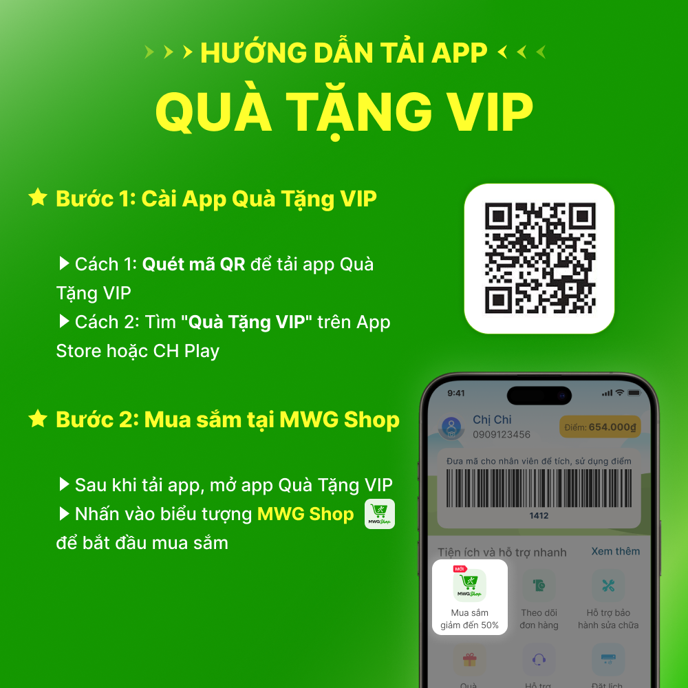 Hướng dẫn tải App Quà Tặng VIP