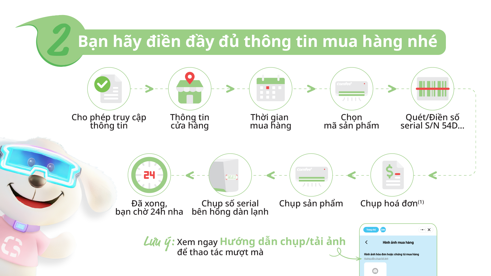 Bước 2: Điền đầy đủ th&ocirc;ng tin mua h&agrave;ng