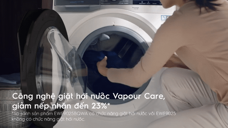 Công nghệ giặt hơi nước Vapour Care