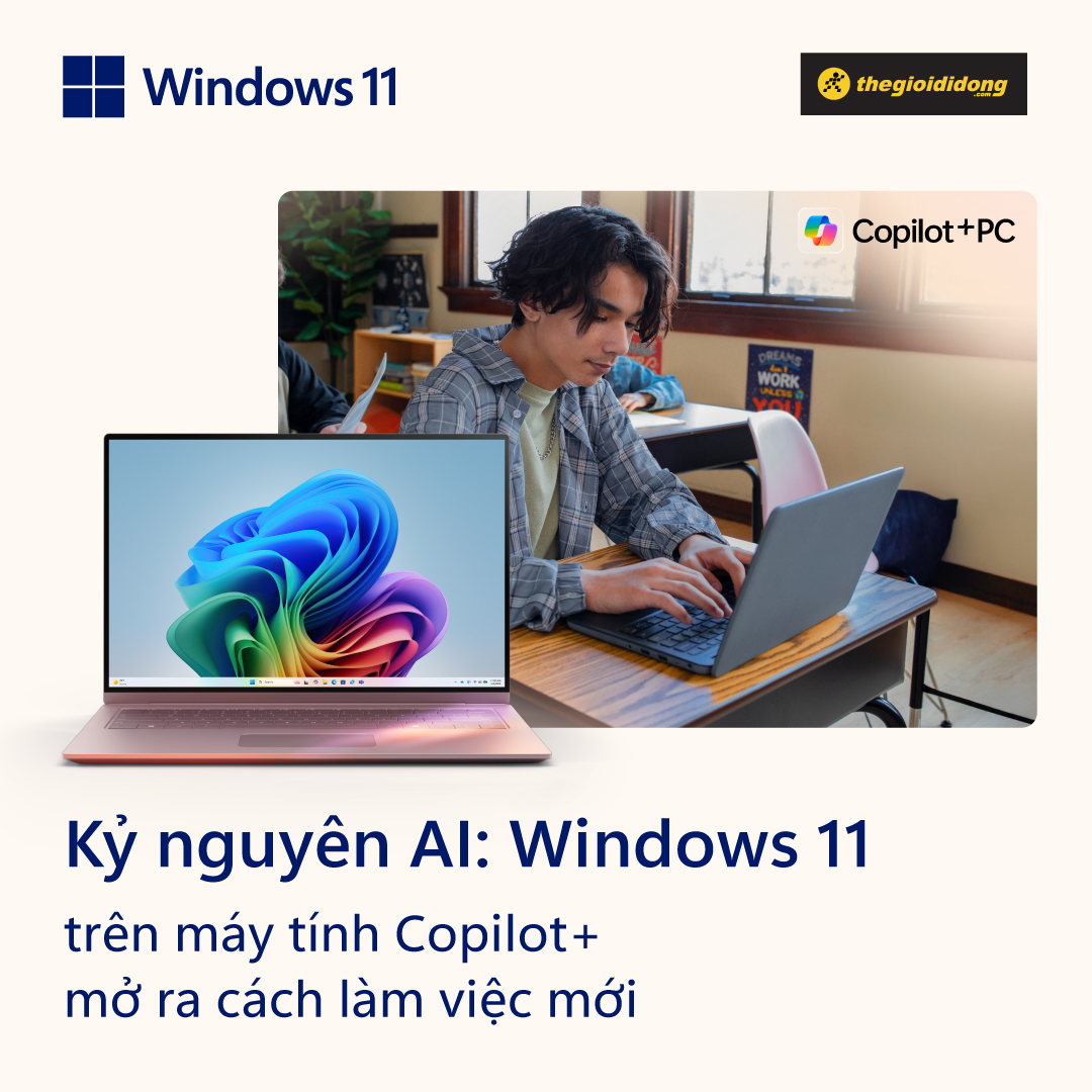 Kỷ Nguyên Ai: Windows 11 Trên Máy Tính Copilot+ Mở Ra Cách Làm Việc Mới Kỷ Nguyên Ai: Windows 11 Trên Máy Tính Copilot+ Mở Ra Cách Làm Việc Mới