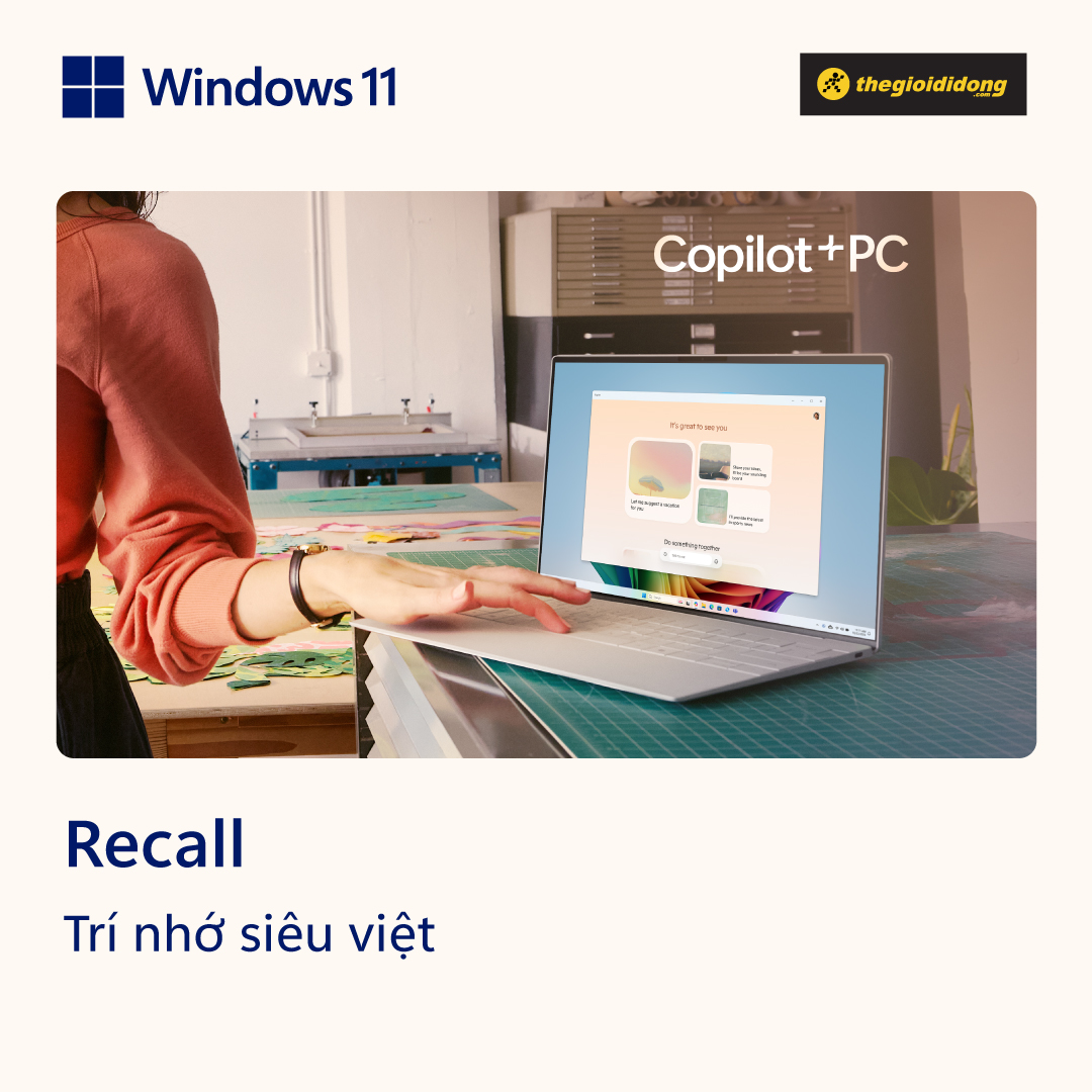 Kỷ Nguyên Ai: Windows 11 Trên Máy Tính Copilot+ Mở Ra Cách Làm Việc Mới Kỷ Nguyên Ai: Windows 11 Trên Máy Tính Copilot+ Mở Ra Cách Làm Việc Mới