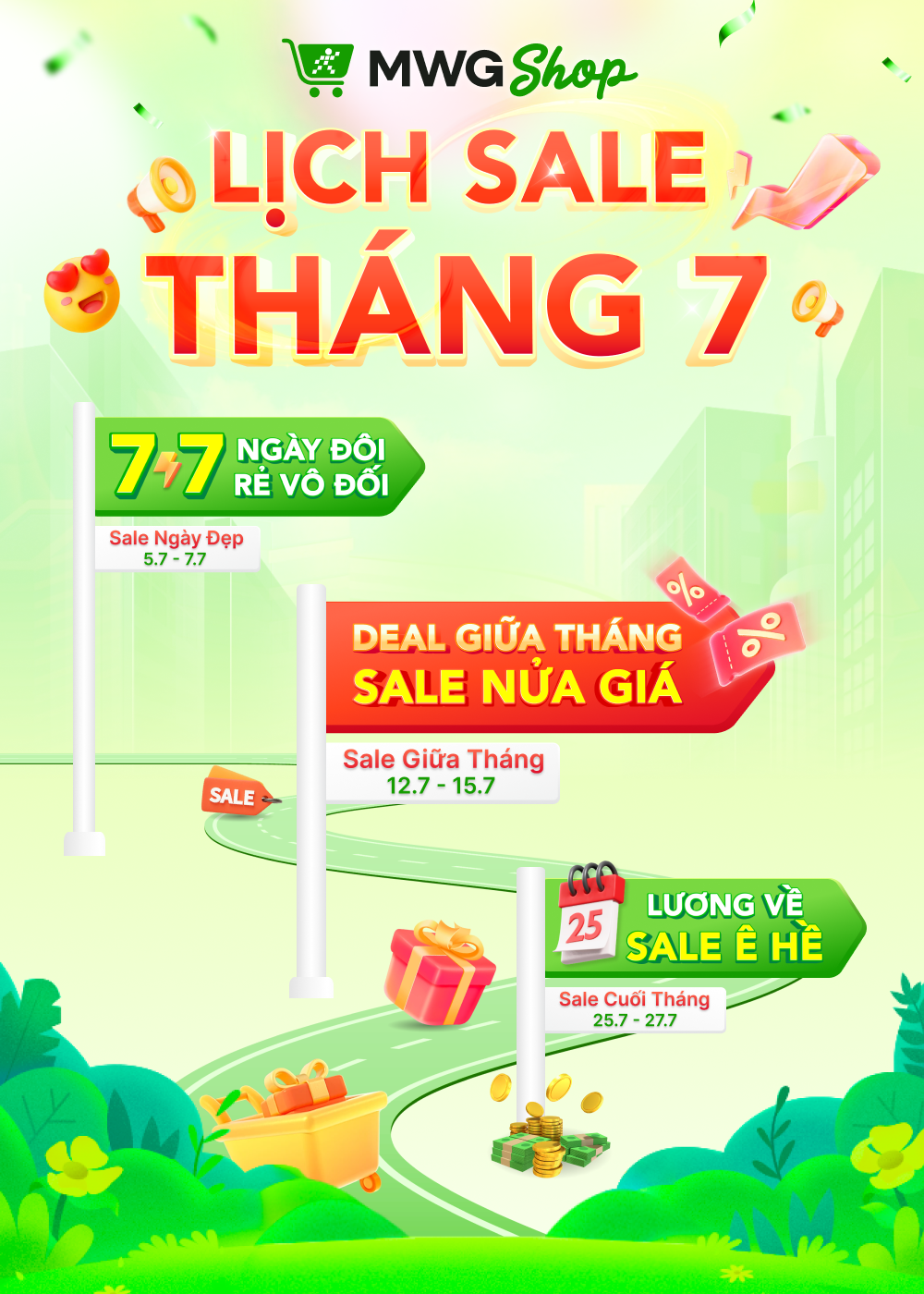Lịch SALE TH&Aacute;NG 7 - SALE H&Egrave; SI&Ecirc;U Đ&Atilde;