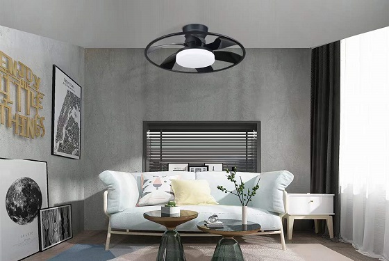 Quạt trần Benny 6 cánh XUFO22T 18W Đen
