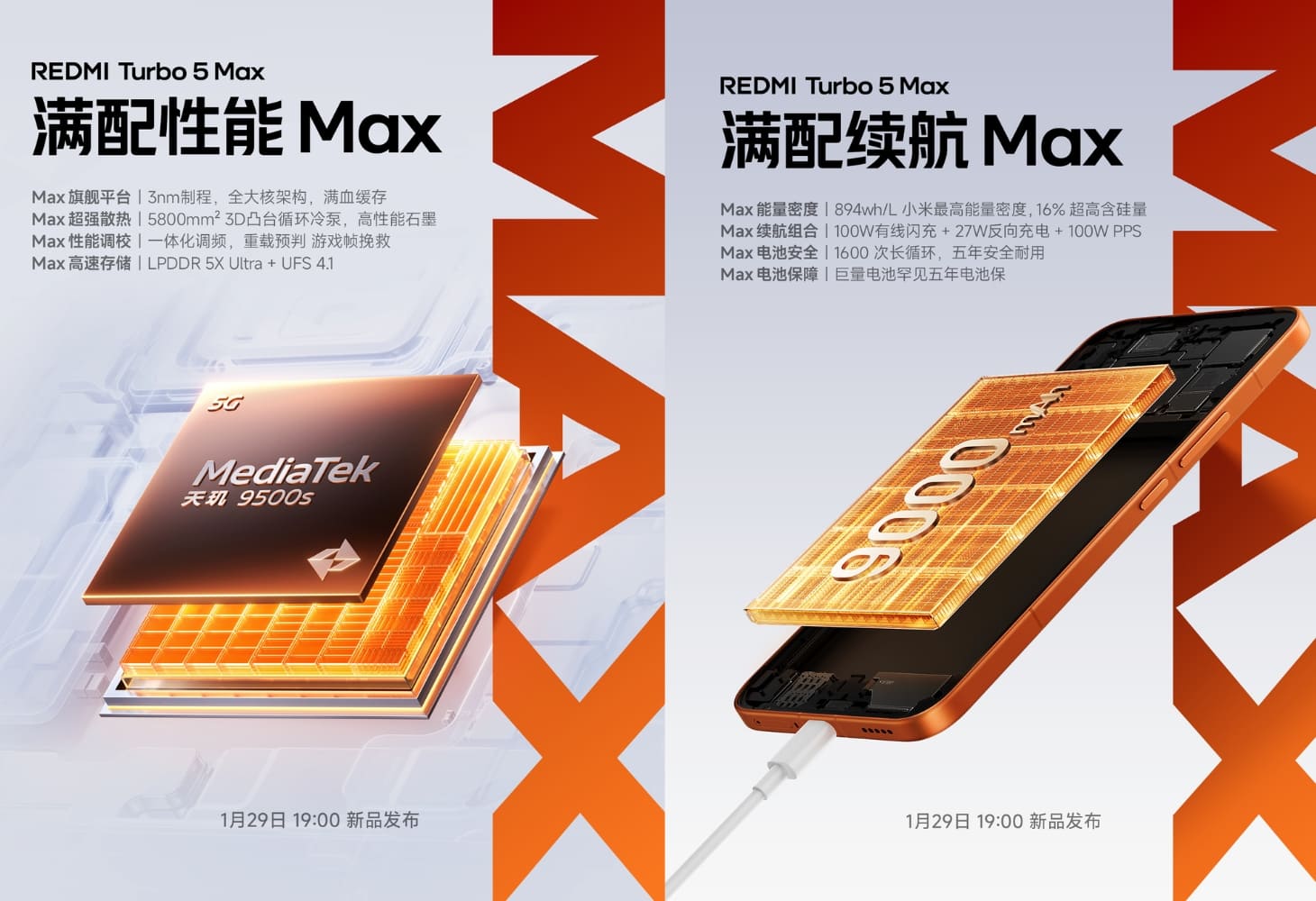 REDMI Turbo 5 Max được trang bị hiệu năng mạnh mẽ và viên pin khủng REDMI Turbo 5 Max được trang bị hiệu năng mạnh mẽ và viên pin khủng