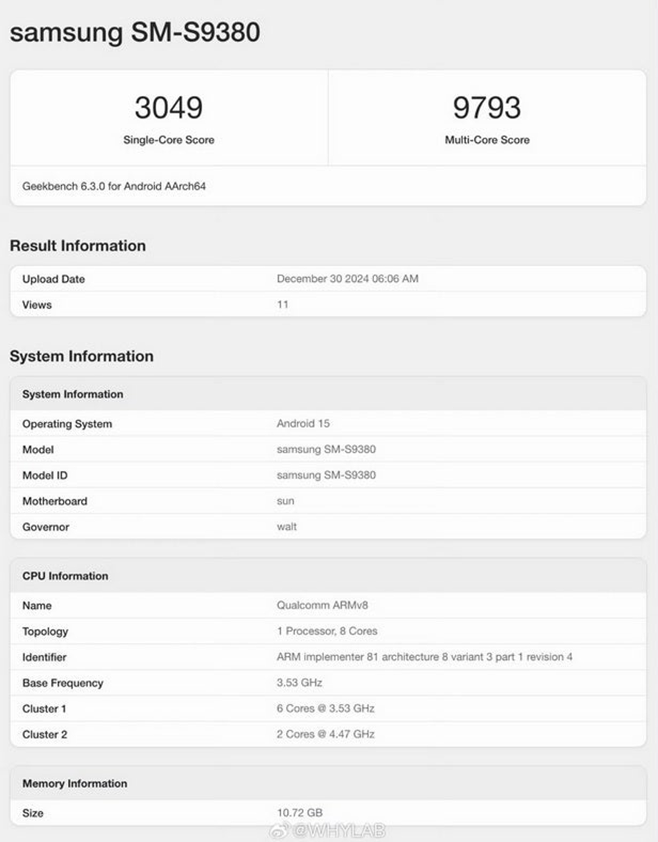 Bài đánh giá hiệu năng Galaxy S25 Ultra trên Geekbench 6