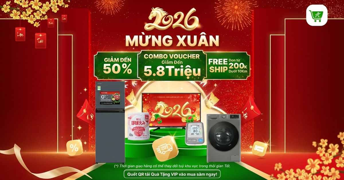 MWG SHOP - LỊCH SALE V&Agrave; ƯU Đ&Atilde;I ĐẶC BIỆT DỊP XU&Acirc;N B&Iacute;NH NGỌ 2026
