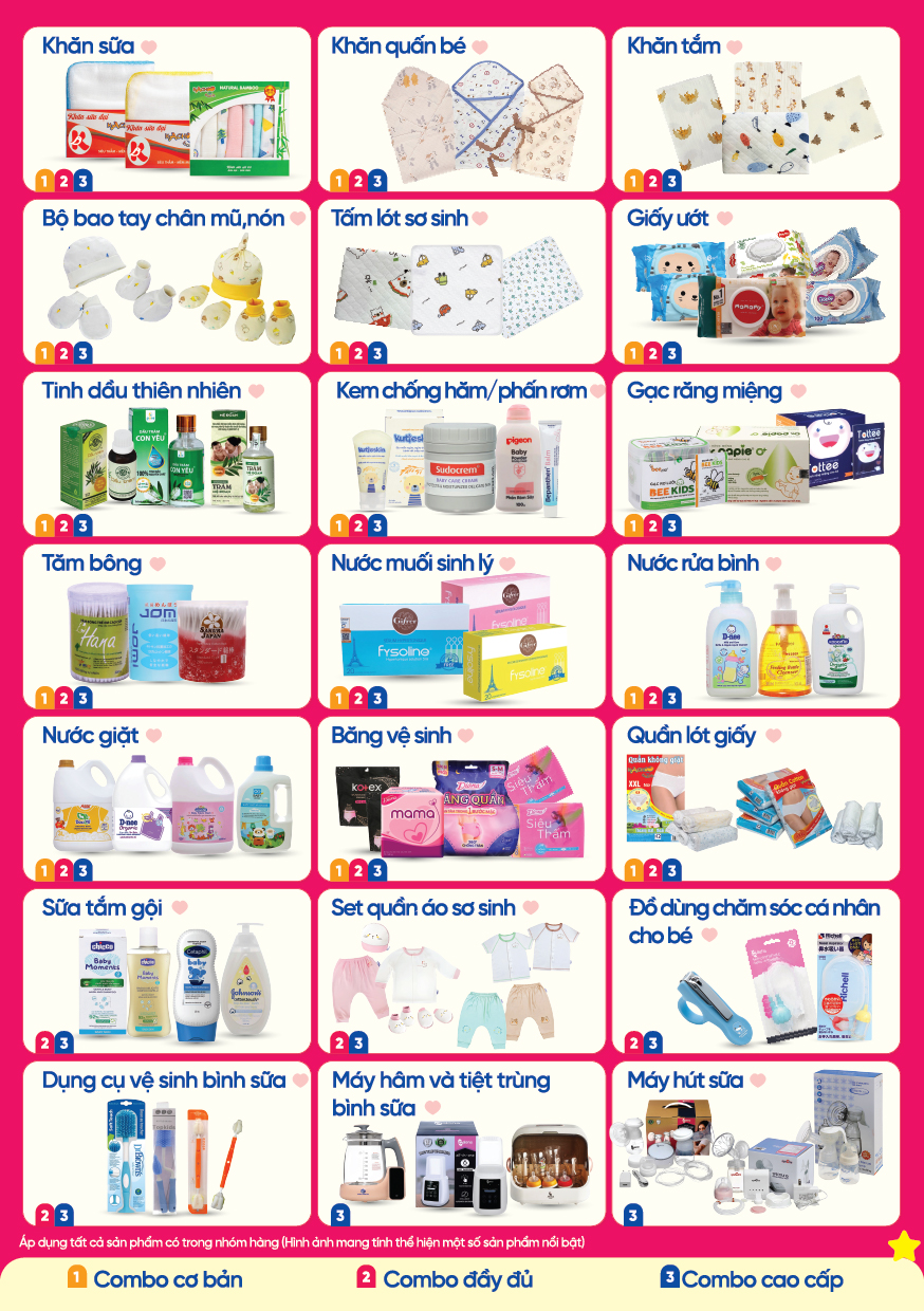 Các gói Combo đi sinh tại AVAKids giá cực hời Các gói Combo đi sinh tại AVAKids giá cực hời