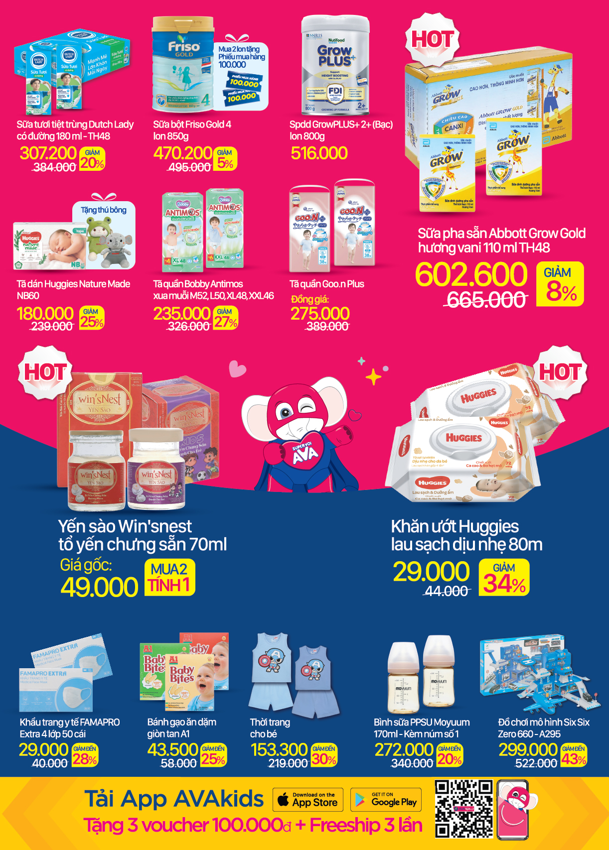 Các sản phẩm khuyến mãi