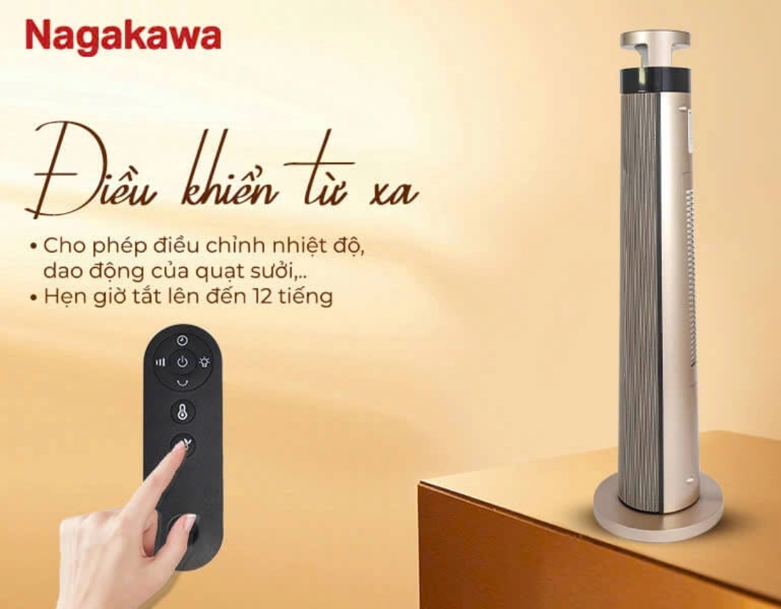 Với mức giá hợp lý và các tính năng sưởi ấm, an toàn cơ bản, quạt sưởi Nagakawa là một lựa chọn đáng cân nhắc