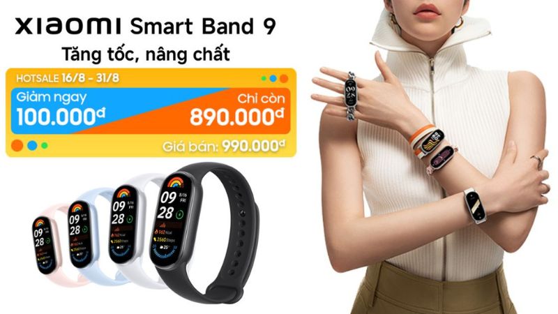 Vòng đeo tay thông minh Mi Band có giá siêu ưu đãi khi nhanh tay đặt hàng trước