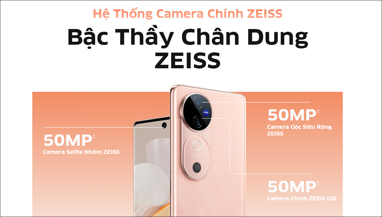 Thông số camera đầy ấn tượng trên vivo V40 5G