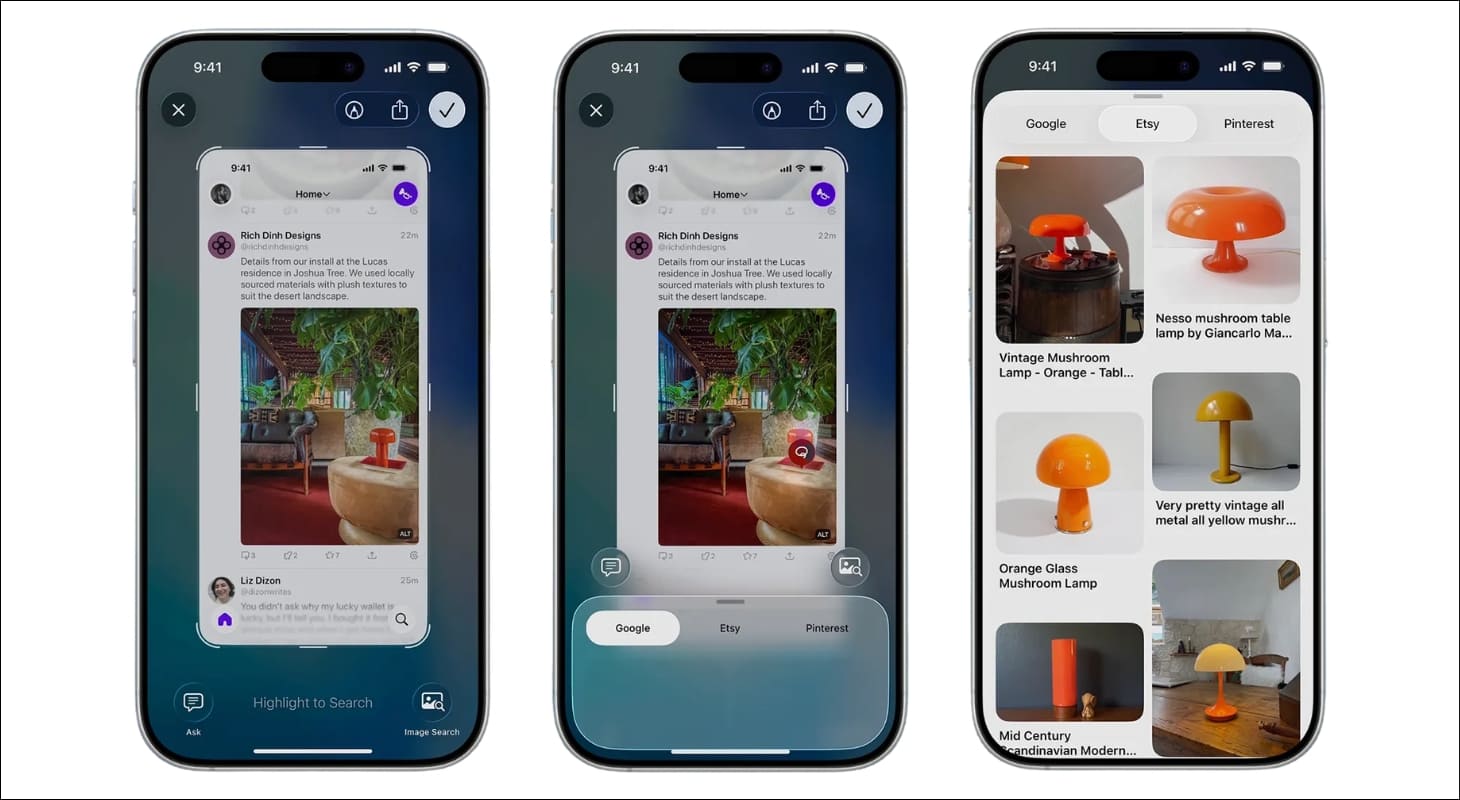 Visual Intelligence giúp iPhone 16 Series nhận diện vật thể và đề xuất thông minh