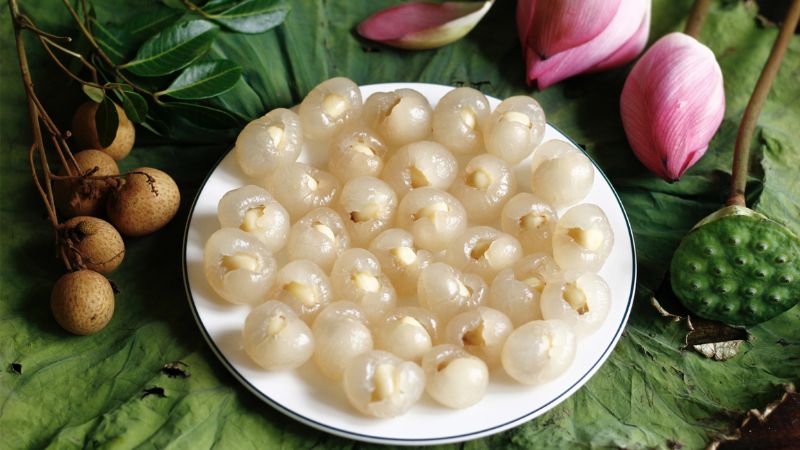Nhãn tươi có thể bảo quản trong ngăn đông 2 tuần