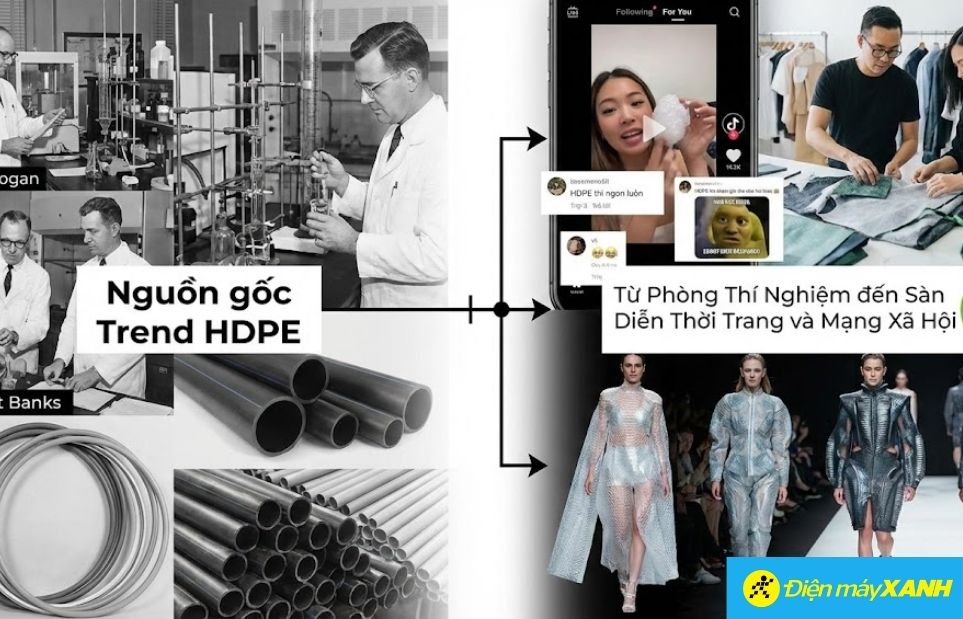Trend HDPE bắt nguồn từ một video lan truyền trên mạng