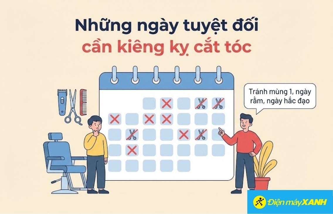 Những ngày tuyệt đối cần kiêng kỵ cắt tóc