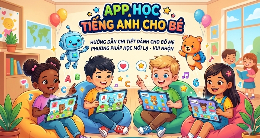 Phần mềm học tiếng Anh cho bé
