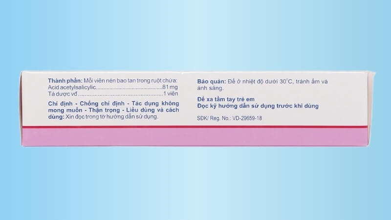 Thận trọng khi sử dụng thuốc Aspirin 81 Thận trọng khi sử dụng thuốc Aspirin 81