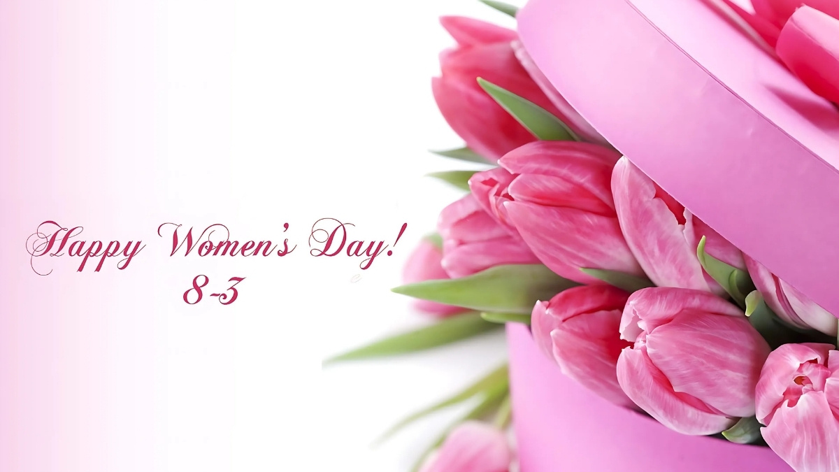 Mẫu background 8/3 tone hồng đẹp 10 Mẫu background 8/3 tone hồng đẹp 10