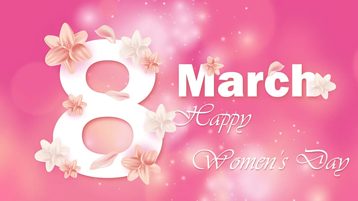 Mẫu background 8/3 tone hồng đẹp 14 Mẫu background 8/3 tone hồng đẹp 14