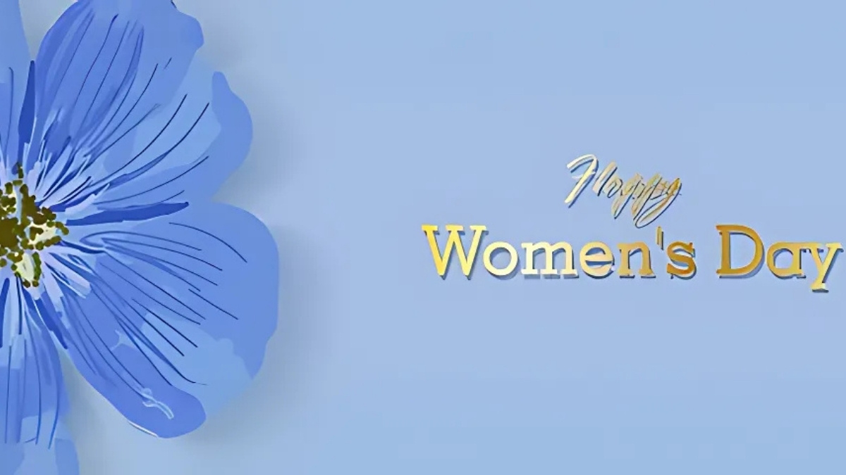 Mẫu background 8/3 tone xanh đẹp 7 Mẫu background 8/3 tone xanh đẹp 7