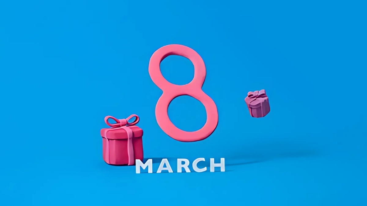 Mẫu background 8/3 tone xanh đẹp 10 Mẫu background 8/3 tone xanh đẹp 10