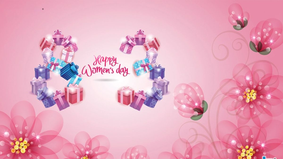 Mẫu background 8/3 tone hồng đẹp 16 Mẫu background 8/3 tone hồng đẹp 16