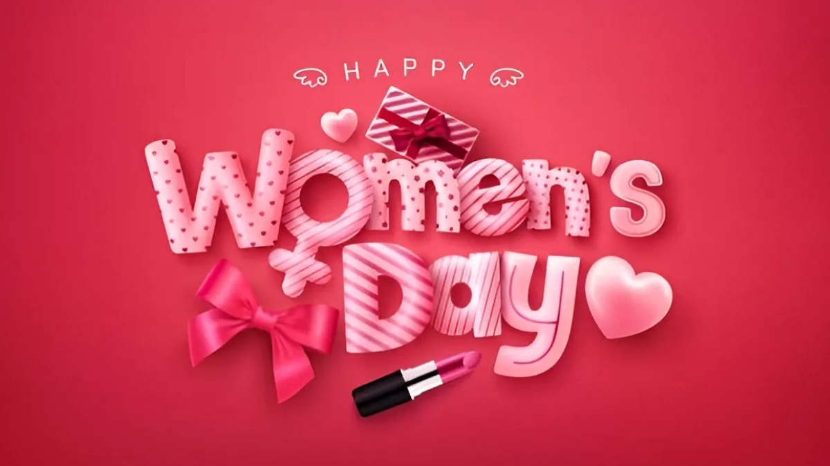 Background 8/3 đẹp tone đỏ 6 Background 8/3 đẹp tone đỏ 6