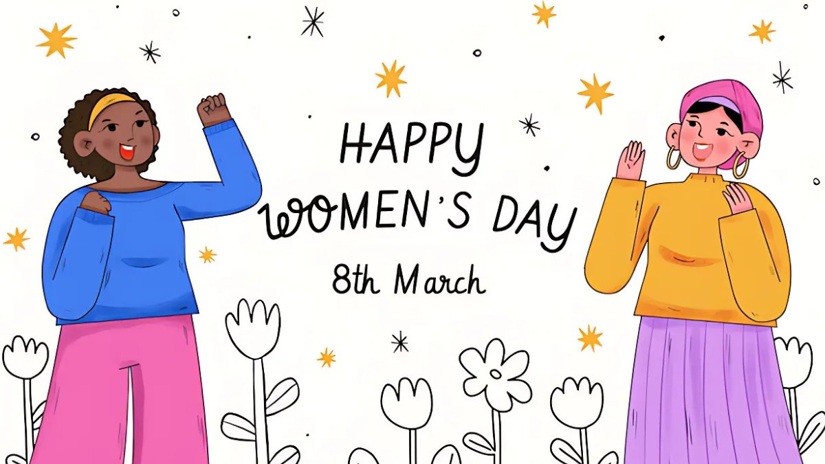 Mẫu background 8/3 dễ thương 12 Mẫu background 8/3 dễ thương 12