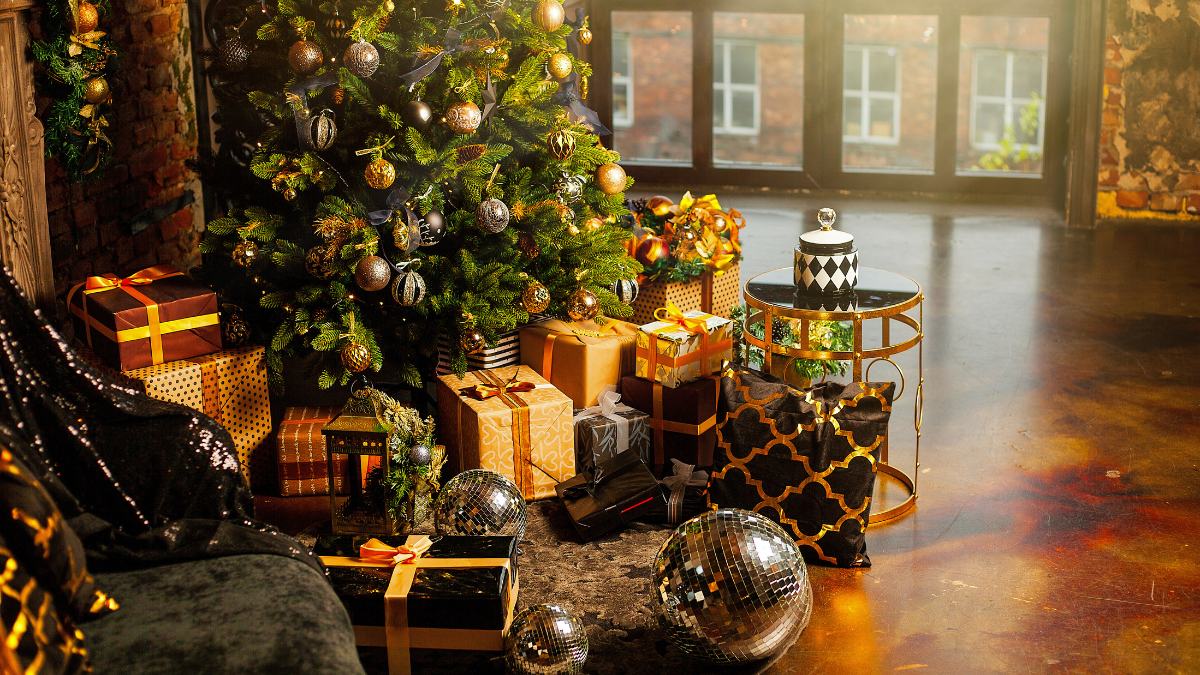 Background Noel cây thông