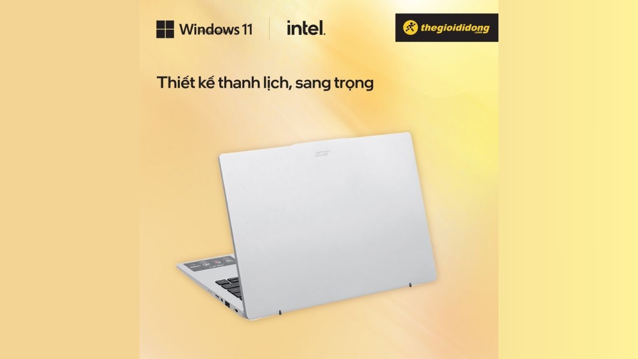 Acer Swift Go 14 AI SFG14 73 71ZX chính là giải pháp cho nhu cầu laptop đa năng