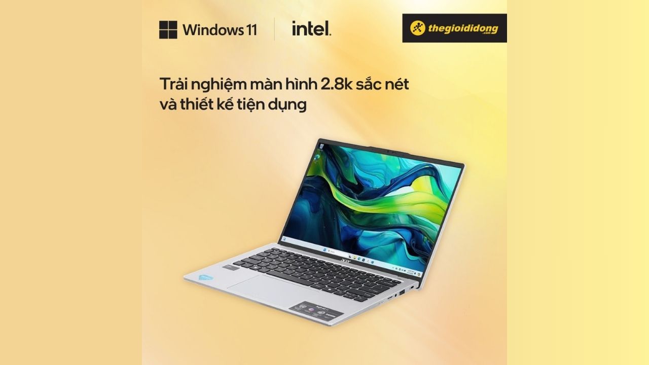 Acer Swift Go AI SFG14-73-53X7 - Lựa Chọn Hoàn Hảo Cho Nhân Viên Văn Phòng