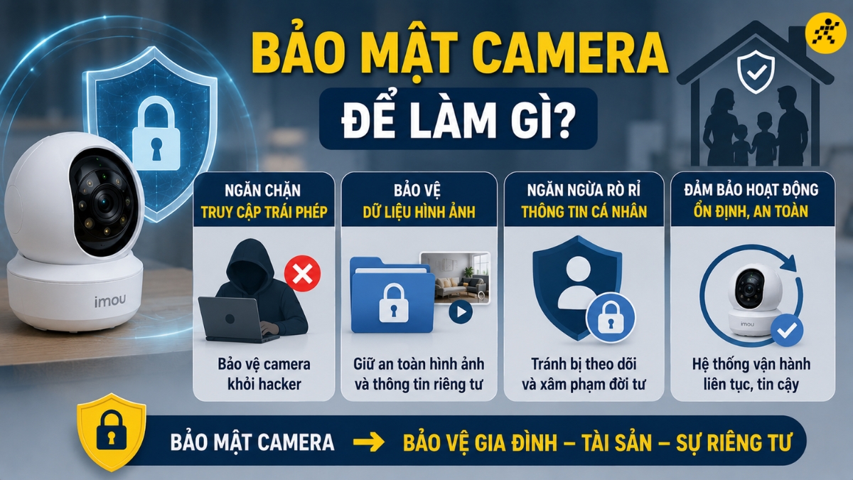 L&yacute; do cần bảo mật camera