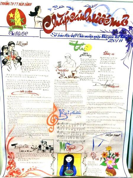 Báo tường 20/11 số 8