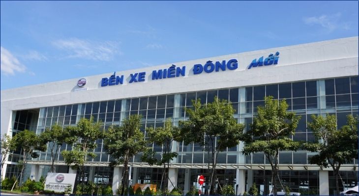 Bến xe Miền Đông mới tọa lạc tại số 501 đường Hoàng Hữu Nam, phường Long Bình, thành phố Thủ Đức Bến xe Miền Đông mới tọa lạc tại số 501 đường Hoàng Hữu Nam, phường Long Bình, thành phố Thủ Đức