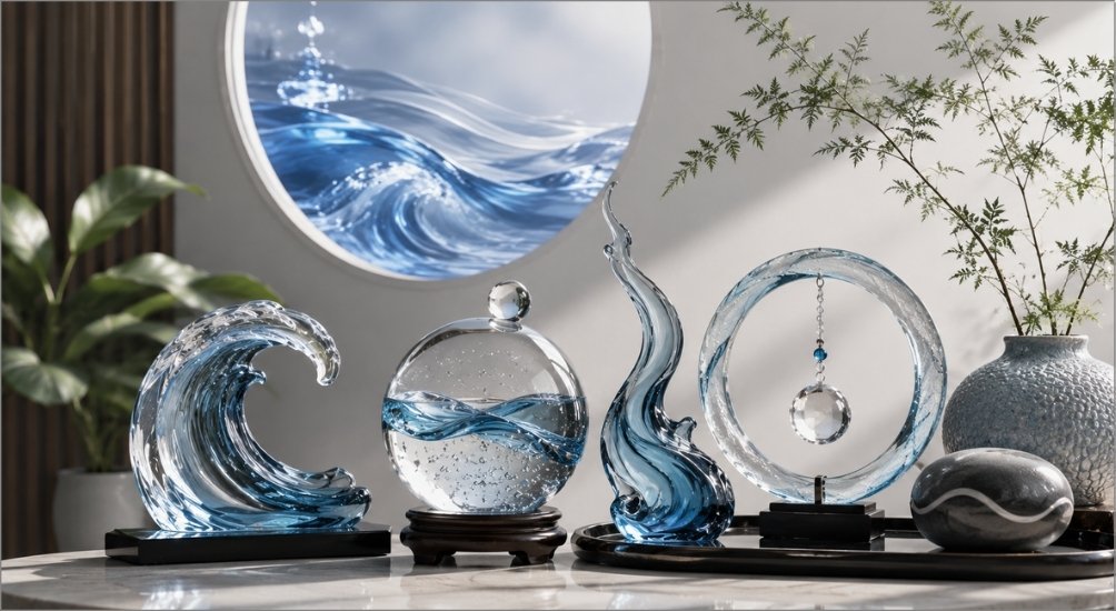 Người mệnh Thủy rất hợp với các vật trang trí có hình tròn hoặc hình dáng uốn lượn mềm mại