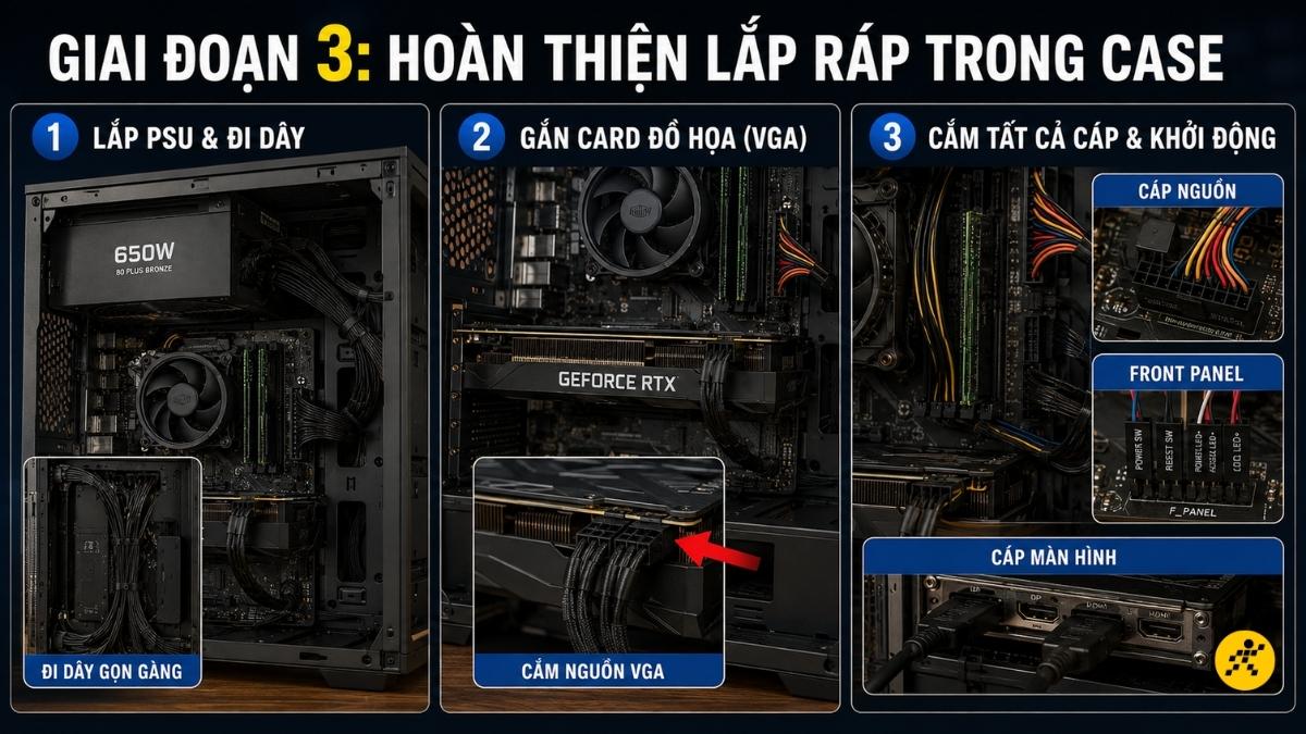 Hoàn thiện lắp ráp trong Case Hoàn thiện lắp ráp trong Case