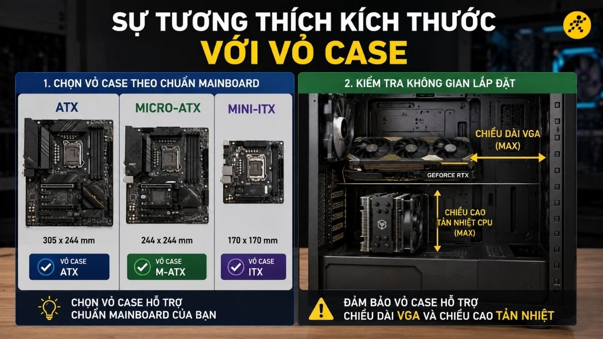 Hãy xem Mainboard của bạn là chuẩn kích thước gì Hãy xem Mainboard của bạn là chuẩn kích thước gì