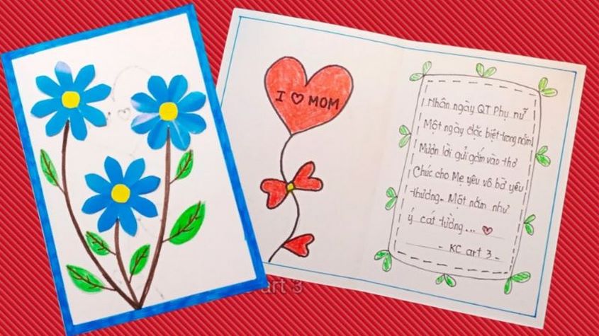 Mẫu thiệp 8/3 đẹp chúc mừng ngày Phụ nữ Việt Nam số 7